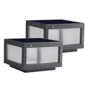 AMNOOL Solar Wall Light 2-Pack Solar Landscape Light IP65 Waterproof Grade Automatic Sensing Function Outdoor Solar Light Automatic All Day Suitable for courtyards, Gardens, Streets, Parks