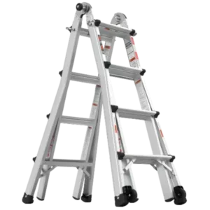 17 ft. Multifunctional Folding Ladder and Type A Straight Ladder for home