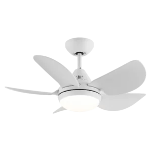 30 in Intergrated LED Ceiling Fan Lighting with White ABS Blade
