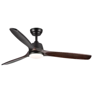 Yardreeze 52-in Brown Color-changing Indoor/Outdoor Ceiling Fan with Light and Remote (3-Blade)
