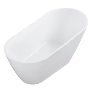 63" inch Acrylic Alcove Freestanding Soaking Bathtub