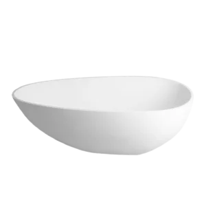 67 in. Acrylic Freestanding Soaking Tub in White Color