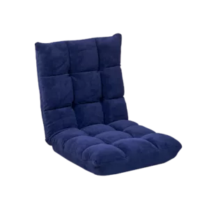 Modern Foldable Reclining Navy Blue Adjustable Lazy sofa chair Ideal for bedroom living room