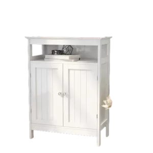 11.81 in. W x 23.62 in. D x 31.5 in. H Bath Vanity Cabinet without Top with Double Shutter Doors in White
