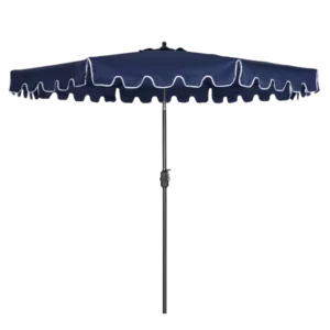 Push-Button Tilt Market Patio Umbrella in Navy Blue Color