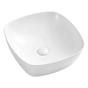 Superior Quality Ceramic Square Vessel Sink in White