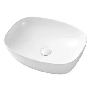 Superior Quality White Ceramic Oval Vessel Bathroom Sink