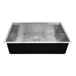 Stainless Steel 32 in. Single Bowl Undermount Kitchen Sink