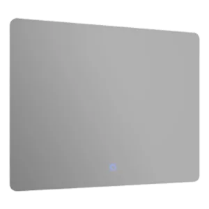 36 in. W x 28 in. H Modern Frameless Rectangular LED Light Bathroom Vanity Mirror in Silver