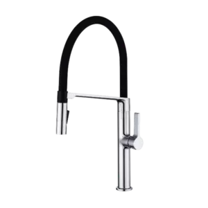 Pull-Down Kitchen Faucet With Two Functional Sprayer in Chrome