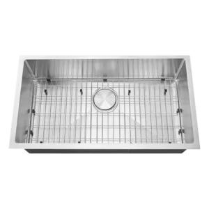 Single Bowl Silver Undermount Kitchen Sink