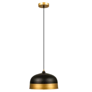 Retro Industrial Chandelier: Hat-Shaped Metal Pendant Light for Study, Hotel, and Corridor