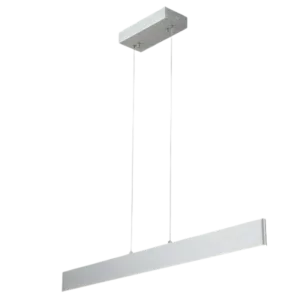 1-Light 18W Modern LED Pendant Light With Rectangle Shape and Even Light Distribution