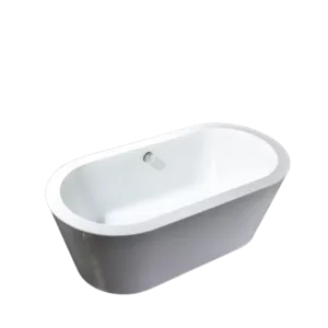 Acrylic Freestanding Bathtub in White Color