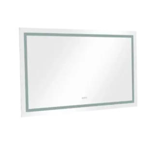 "72 x 48" Large Dimmable Wall LED with Front and Backlight, Anti-Fog, Shatter-Proof, Memory, 3 Colors, Vanity Bathroom Mirror