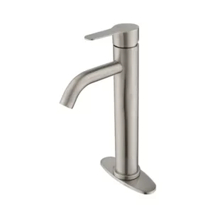 Waterfall Spout Bathroom Faucet,Single Handle Bathroom Vanity Sink Faucet