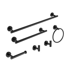 6 Piece Stainless Steel Bathroom Towel Rack Set Wall Mount