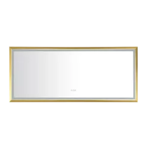 Bathroom  led mirror is multi-functional and each function is controlled by a smart touch button
