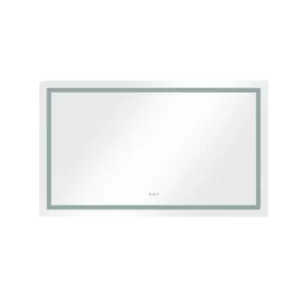 60 in. W x 36 in. H Frameless LED Single Bathroom Vanity Mirror in Polished Crystal\\n Bathroom Vanity LED Mirror with 3 Color Lights Mirror for Bathroom Wall