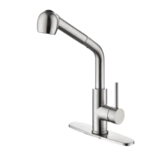 Kitchen Faucets with Pull Down Sprayer, Single Handle Kitchen Sink Faucet with Pull Out Sprayer, Brushed Nickel