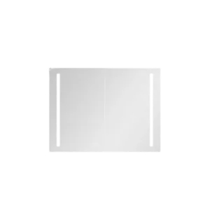 40in. W x 30 in. H LED Large Rectangular Aluminum Alloy Surface Mount Medicine Cabinet with Mirror