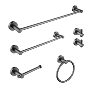 6 Piece Bathroom Towel Rack Set Wall Mount