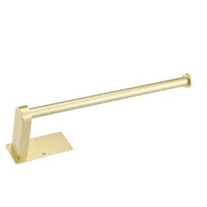 2 Pack Paper Towel Holder Wall Mount, Brushed gold Paper Towel Holder Under Cabinet, Self Adhesive Paper Towel Holders, Kitchen Towel Holder for Kitchen Organization and Storage (12inch, 2 Pack)
