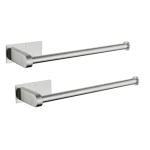 Paper Towel Holders,Paper Towels Rolls - for Kitchen,Paper Towels Bulk- Self-Adhesive Under Cabinet,Both Available in Adhesive and Screws,Stainless Steel Paper Towel Holder(12inch, 2 Pack)
