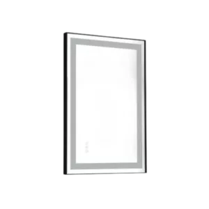 36 x 24 LED Lighted Bathroom Wall Mounted Mirror with High Lumen+Anti-Fog Separately Control