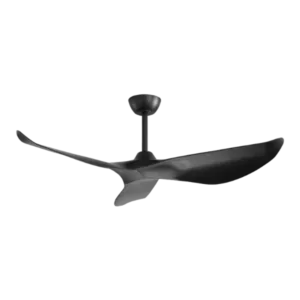 52 in. 6 fan speeds Matte Black Ceiling Fan With 3 Blade