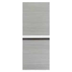 ELF 24 "x 80" Melamine Integrated Door Slab, No Assembly Required, Covered With 2mm Thick Melamine Protective Layer, Environmental-Friendly, Waterproof, Moisture-proof, Deformation Resistant