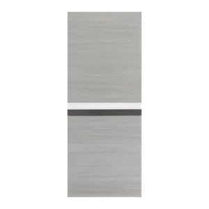 ELF 28 "x 80" Melamine Integrated Door Slab, No Assembly Required, Covered With 2mm Thick Melamine Protective Layer, Environmental-Friendly, Waterproof, Moisture-proof, Deformation Resistant