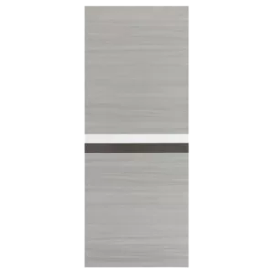 ELF 36 "x 80" Melamine Integrated Door Slab, No Assembly Required, Covered With 2mm Thick Melamine Protective Layer, Environmental-Friendly, Waterproof, Moisture-proof, Deformation Resistant