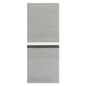 ELF 36" x 84" Melamine Integrated Door Slab + Frame + Casing Kit, Modern Interior Door Panel, Protected By 2mm Thick Melamine Layer, Painting Free, Waterproof, Moisture-proof, Anti Deformation