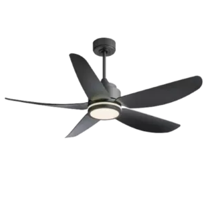 52. In Coffee Silver Smart Ceiling Fan with Remote Control