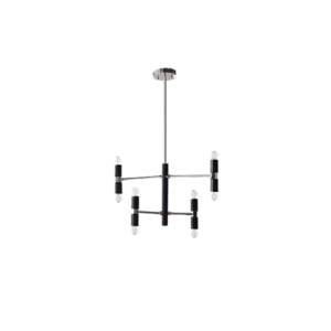 8-Light Sputnik Sphere Chandelier Hanging with Adjustable Height For Indoor