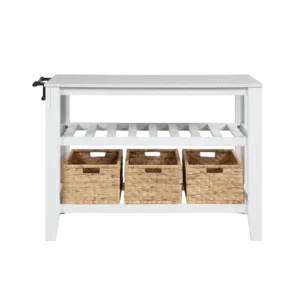 ACME Sezye Kitchen Island  in White Finish