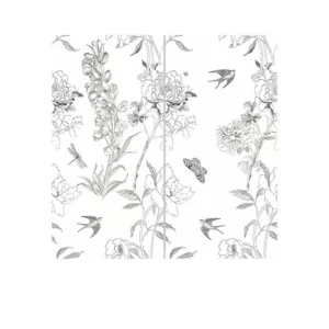 TRCEM00213 – 600x1200mm Porcelain Ceramic Tile with Matte Finish and Ultra-Durable Floral/Geometric Design