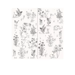 TRCEM002141 – 600x1200mm Porcelain Ceramic Tile with Matte Finish and Ultra-Durable Floral/Geometric Design