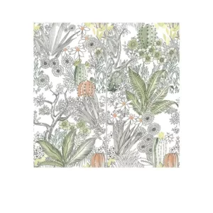 TRCEM00216 – 600x1200mm Porcelain Ceramic Tile with Matte Finish and Ultra-Durable Floral/Geometric Design