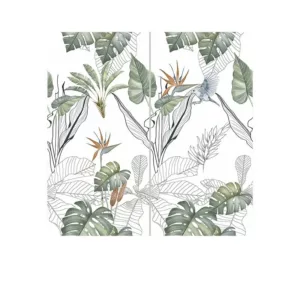TRCEM00217 – 600x1200mm Porcelain Ceramic Tile with Matte Finish and Ultra-Durable Floral/Geometric Design