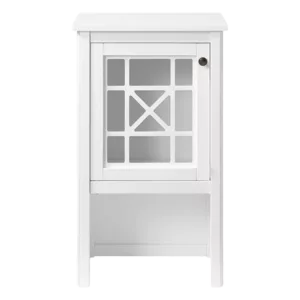 Wood Derby 17"W X 29"H Deluxe Free Standing Bath Storage Hutch in White Color