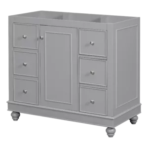 [Cabinet Only] 36" Gray Bathroom vanity