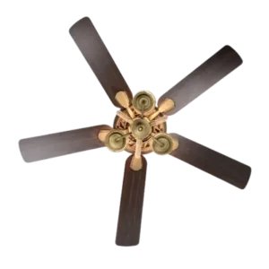 52 in. W Retro Indoor Bronze Ceiling Fan Lighting with Remote Control and 2 Down Rods