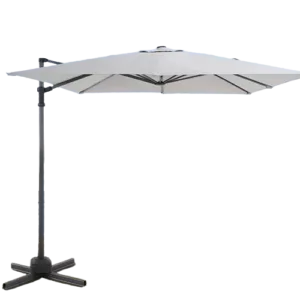 Patio Umbrella,Outdoor Cantilever Offset Umbrella in Light Gray Color
