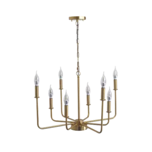Modern LED Chandelier - Retro Industrial, 8 Lights For Indoor