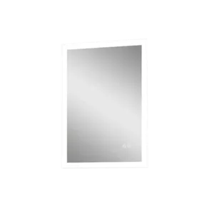 24 in. W x 32 in. H Rectangular Frameless LED Light and Anti-Fog Wall Bathroom Vanity Mirror in White
