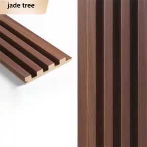 TRWSL001015 - 9 ft. x 0.48 ft. x 0.7 in. Jade tree Decorative Wood Slat Wall Panel