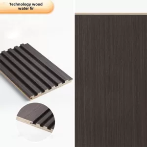 TRWSL001024 - 9 ft. x 0.48 ft. x 0.7 in. Technology wood water fir Decorative Wood Slat Wall Panel