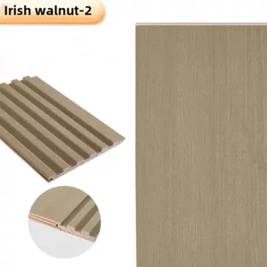 TRWSL001048 - 9 ft. x 0.48 ft. x 0.7 in. Irish walnut Decorative Wood Slat Wall Panel